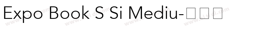 Expo Book S Si Mediu字体转换